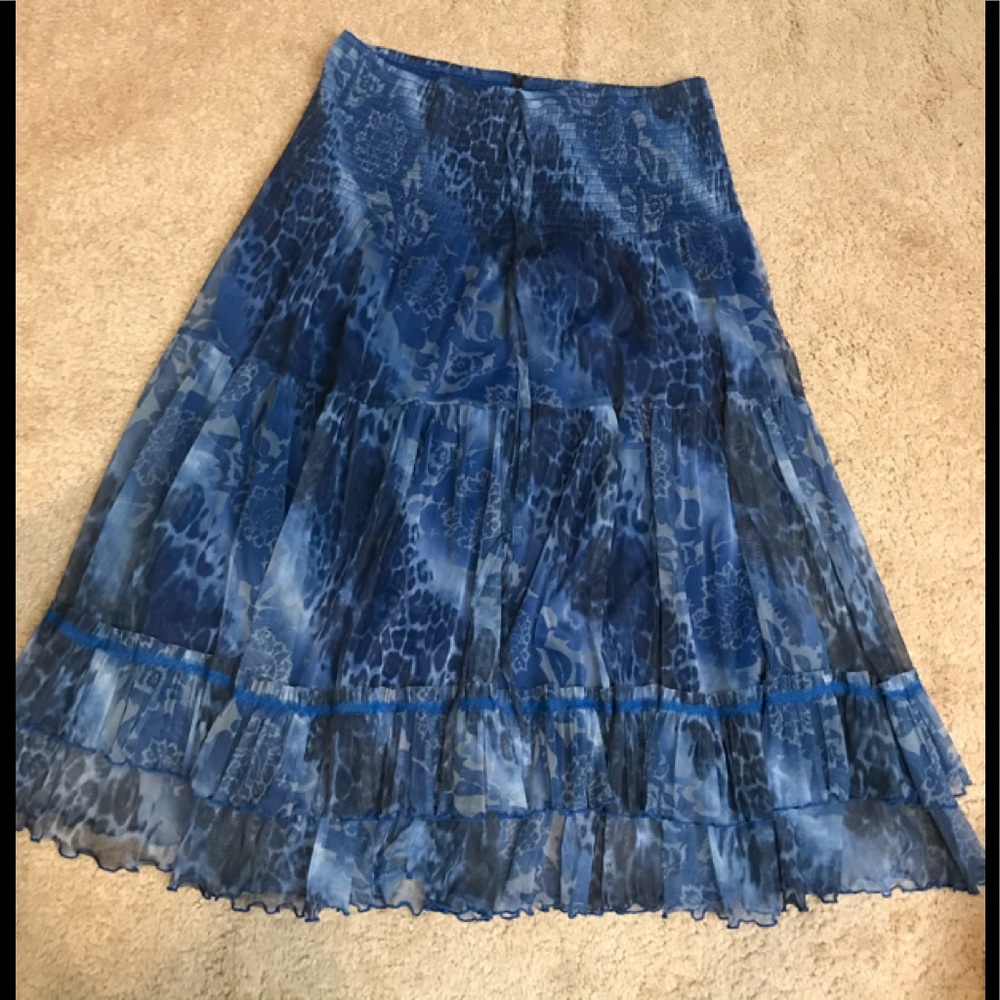 Royal Blue Skirt / Sundress. So feminine and practical at the same time.